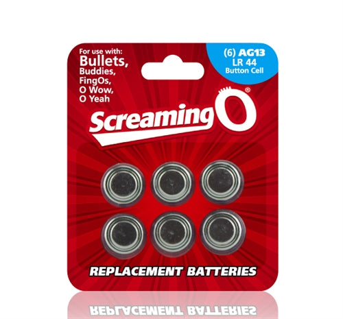 ScreamingO Batteries Sheet of 6