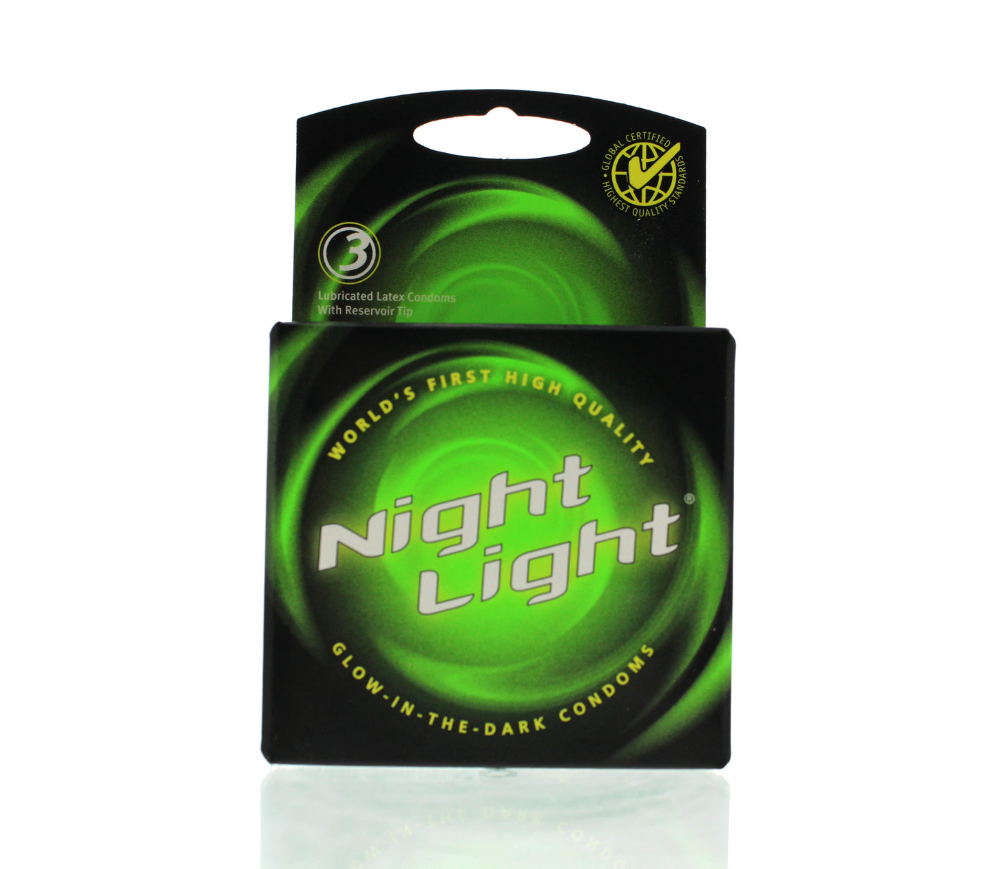 Night Light Glow in the Dark Condom 3pk