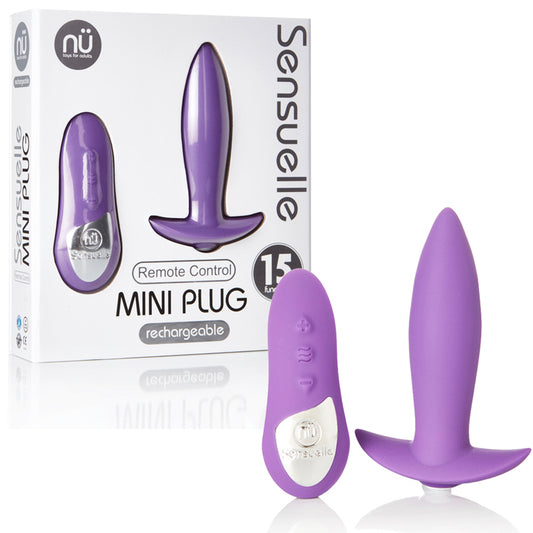 Nu Sensuelle Remote Control Rechargeable Mini Plug