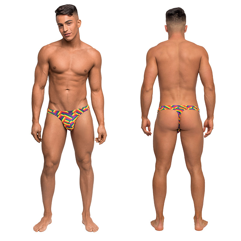 Male Power Pride Fest Contoured Pouch Bong Thong