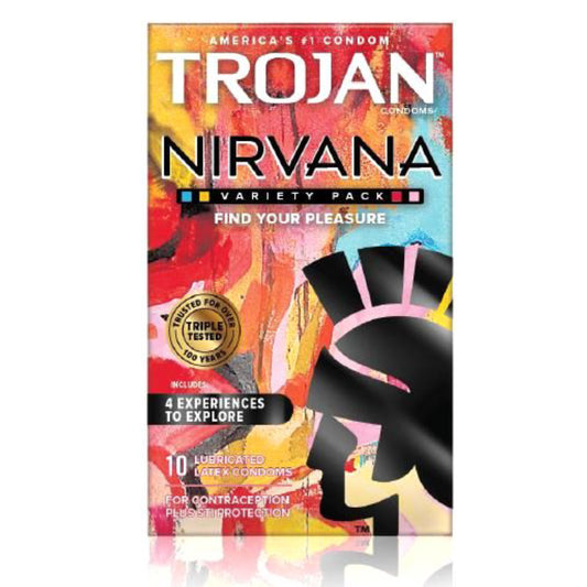 Trojan Nirvana Assorted Lubricated Latex Condoms