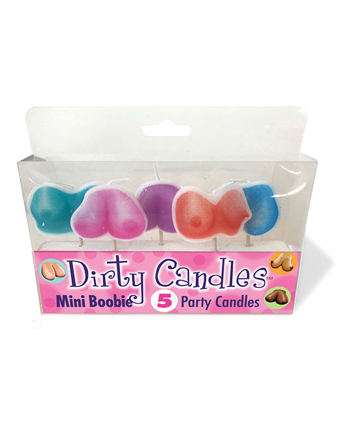 CandyPrints Mini Boobie Dirty Candle Set - Set of 5