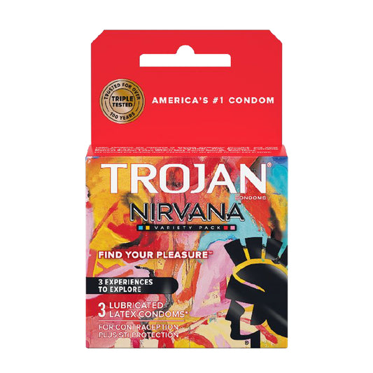 Trojan Nirvana Assorted Lubricated Latex Condoms