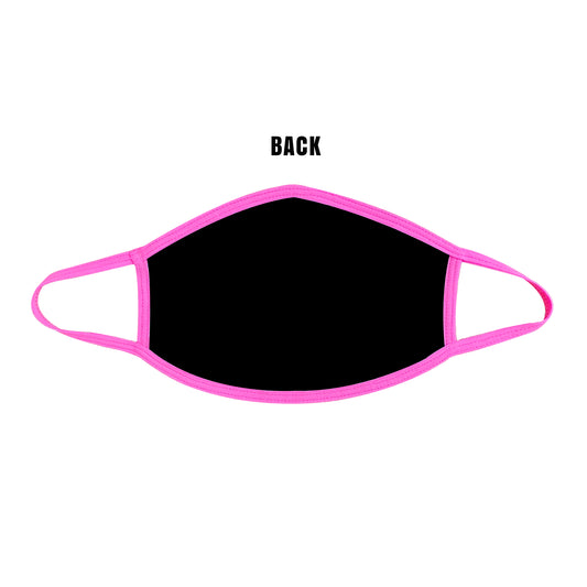 Neva Nude Blacklight Kitten Mask w/ 100% Cotton Liner Pink