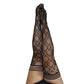 Kix'ies Elle Fishnet Diamond Thigh-High