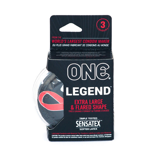 ONE The Legend XL Condoms 3pk