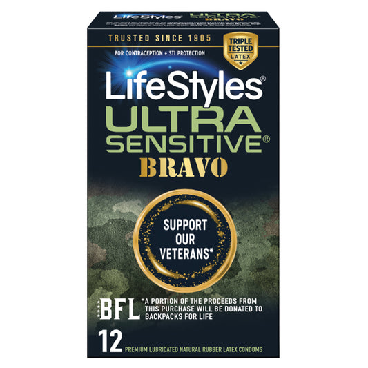 Lifestyles Ultra Sensitive Bravo Condoms