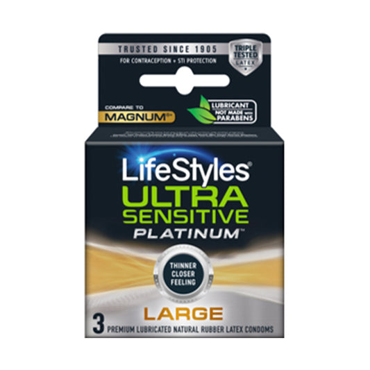 Lifestyles Ultra Sensitive Platinum Condoms