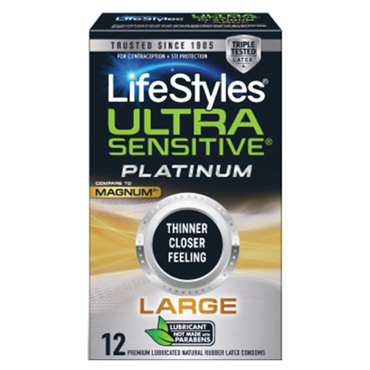 Lifestyles Ultra Sensitive Platinum Condoms