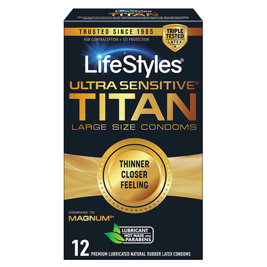 Lifestyles Ultra Sensitive Titan Condoms