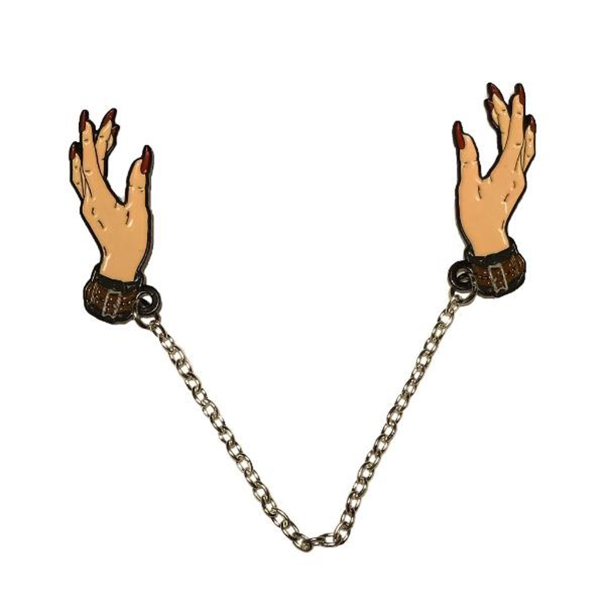 Geeky & Kinky Chains of Love Hands 7" Duo Pin
