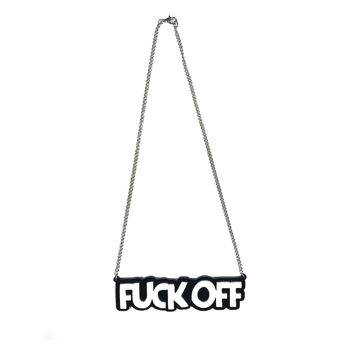 Geeky & Kinky Fuck Off Necklace