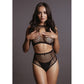 Le Desir Duo Net Key Hole Bra Set