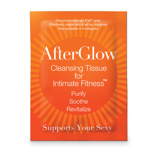 S+HE Afterglow Cleansing Tissues for Intimate Fitness - Singles 50/bag