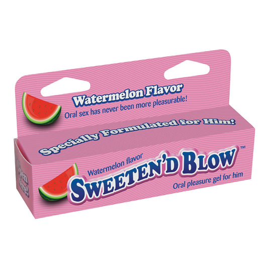 Little Genie Sweeten'd Blow Oral Pleasure Gel 1.5oz - Watermelon