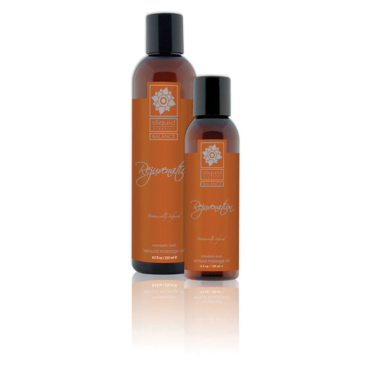 Sliquid Organics Massage Oil Rejuvenation - 8.5oz