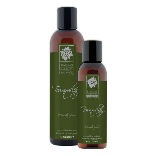 Sliquid Organics Massage Oil Tranquility - 4.2oz