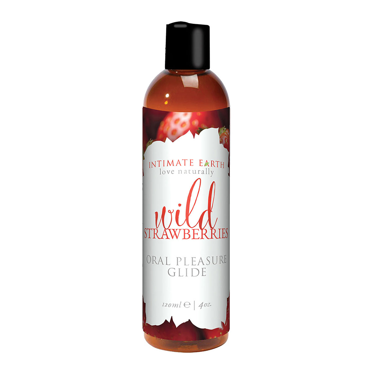 Intimate Earth Flavored Lubricant 4oz Wild Cherry