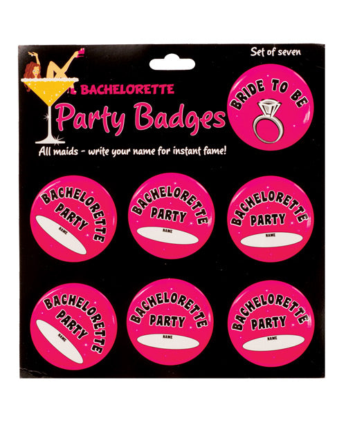 OMG Bachelorette Party Badges 7pk