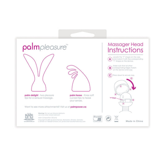 BMS PalmPleasure PalmPower Wand Attachment (2 pack)