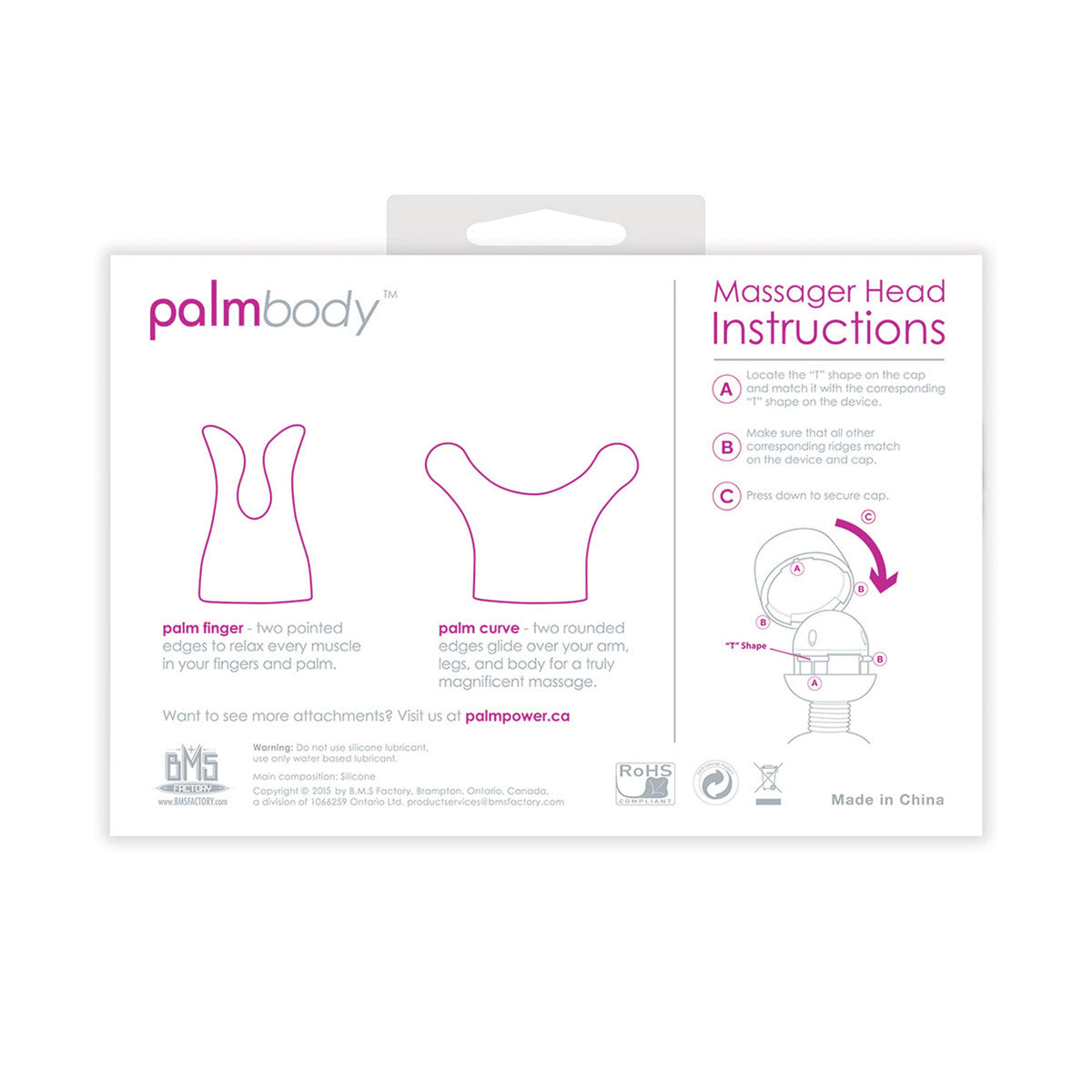 BMS PalmBody PalmPower Wand Attachments