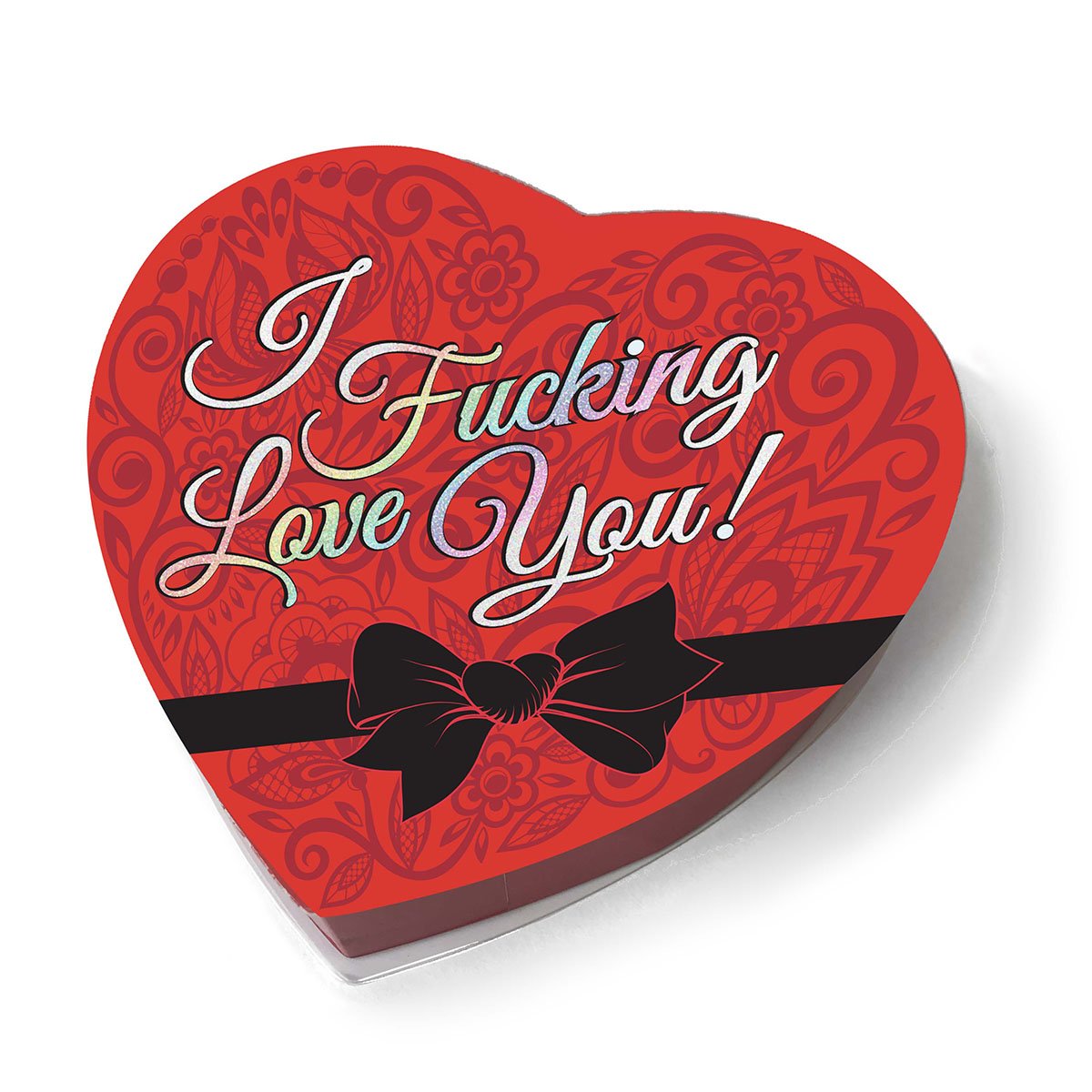 CandyPrints I F*ucking Love You Chocolate Heart Box