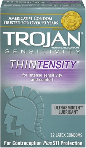 Trojan Sensitivity Thintensity Condoms