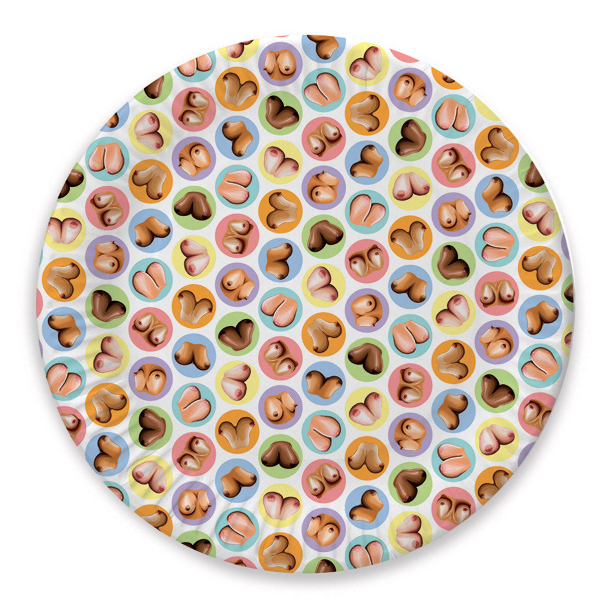 Candyprints Boobs Plates - 8 pack