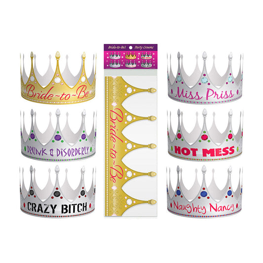 Kheper Games Bride to Be Party Crowns