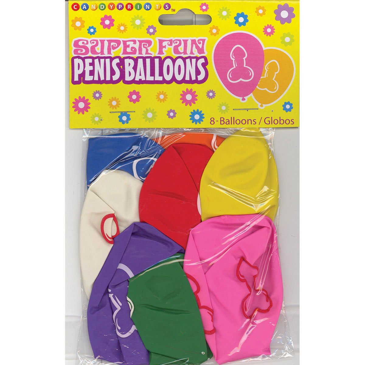 CandyPrints Super Fun Penis Balloons 8pk