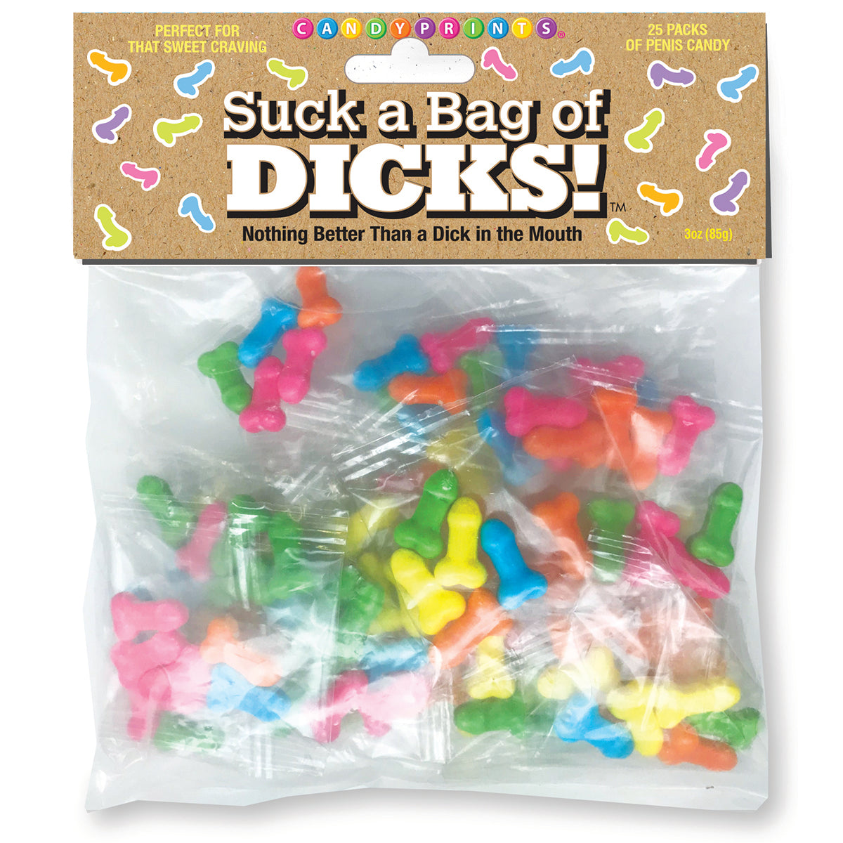Candyprints Suck a Bag of Dicks Bag of 25