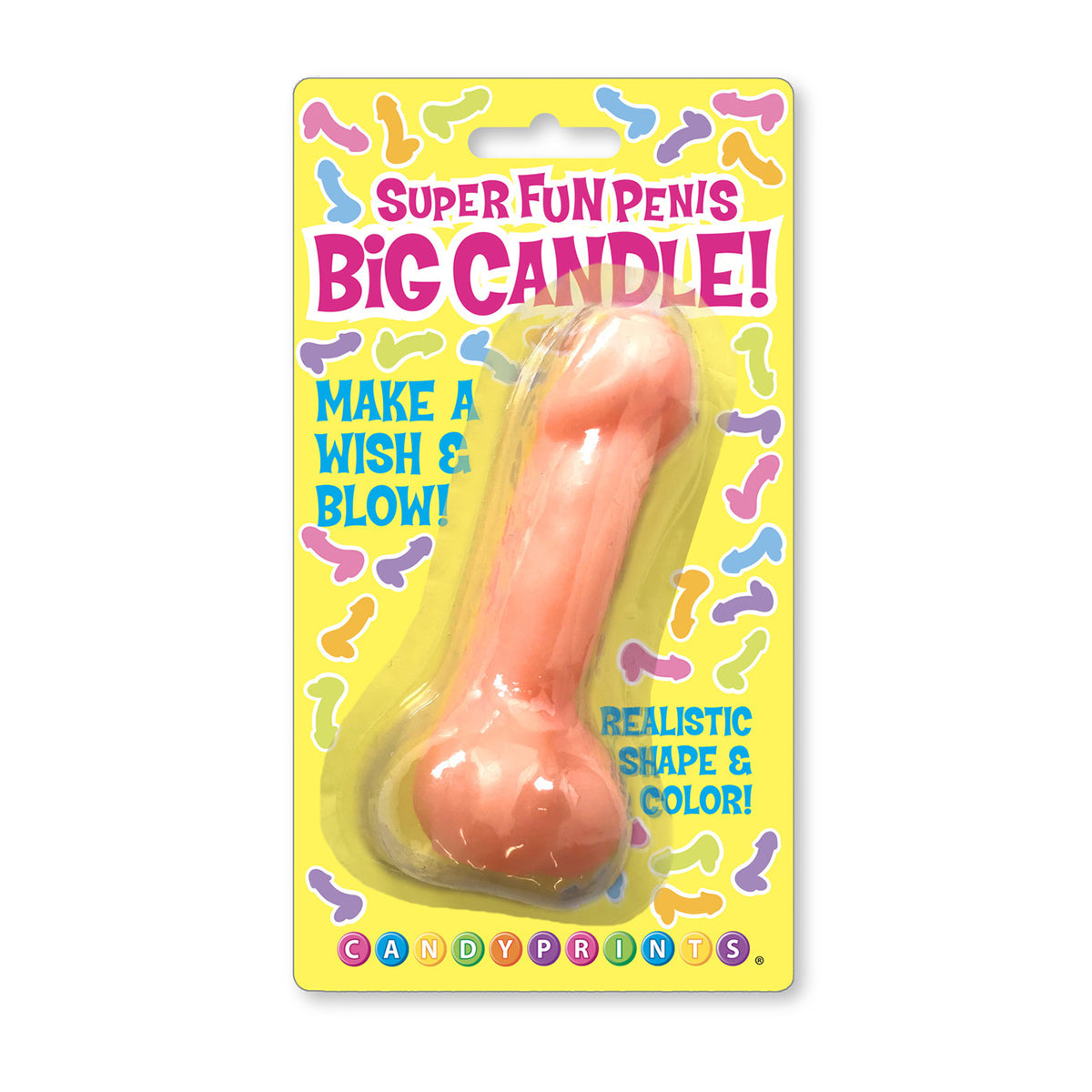 Candyprints Super Fun Penis Big Candle Pinkish