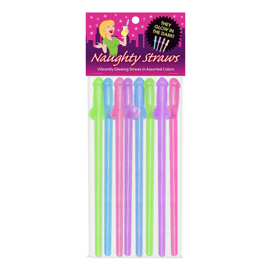 Kheper Games Glow Naughty Straws 8 pack