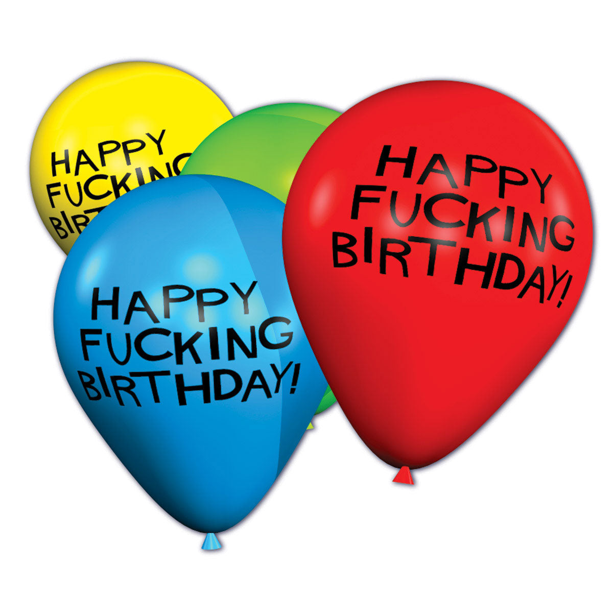 Candyprints X-Rated Birthday Balloons - 8 pack