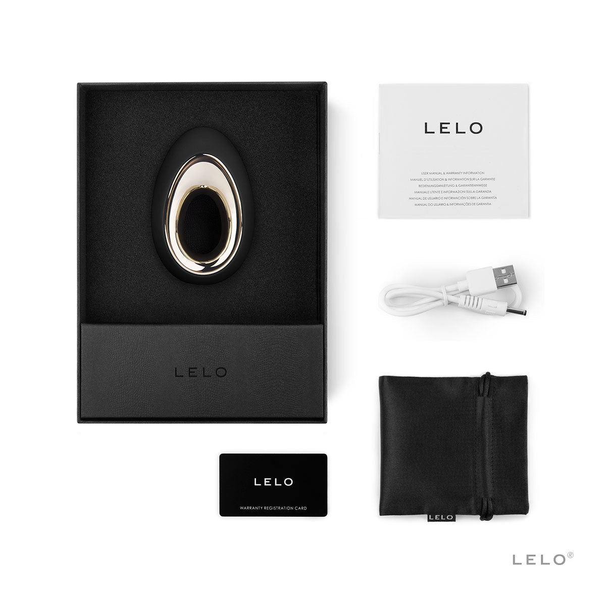 LELO Insignia Alia Discreet Clitoral Vibrator Black