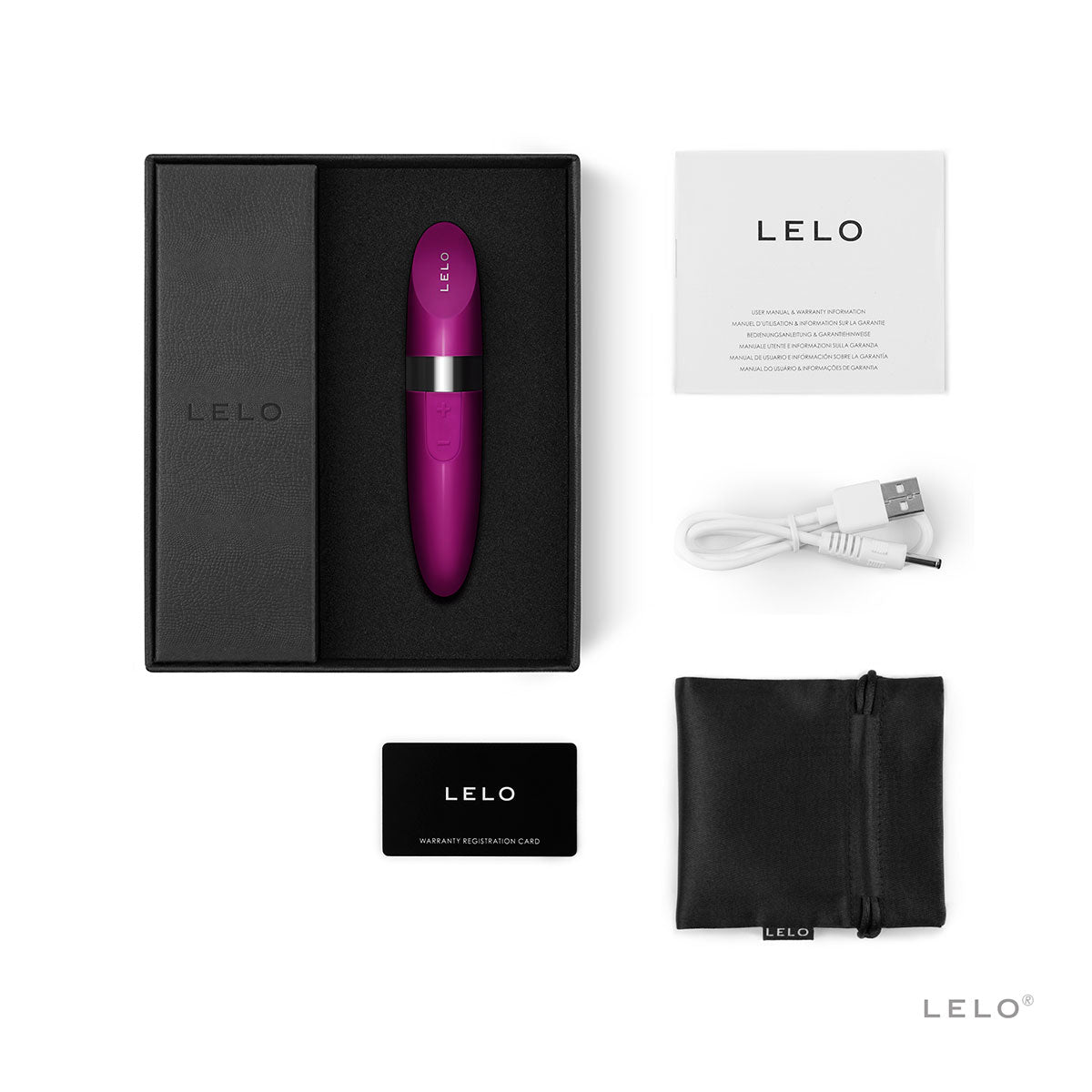 LELO Mia 2 Discreet Lipstick Vibrator Deep Rose
