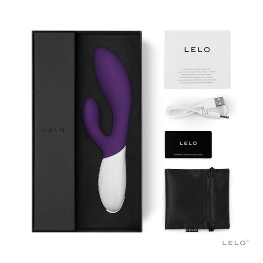 LELO Ina 2 Dual-Motor Clitoral & G-Spot Rabbit Vibrator Lavender