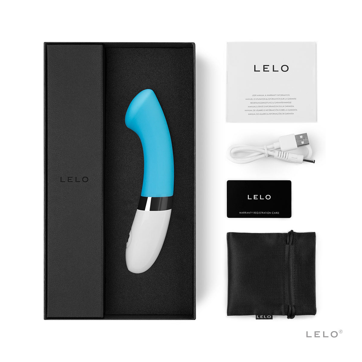 LELO Gigi 2 Curved G-Spot Vibrator Turquoise