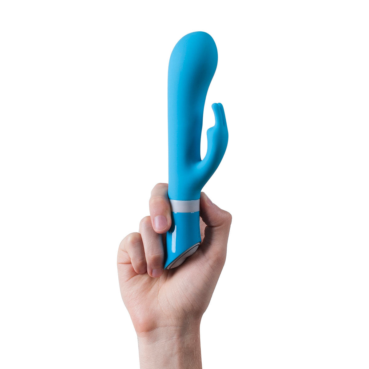 B Swish Bwild Deluxe Bunny Dual-Motor Rabbit Contoured Vibrator Blue