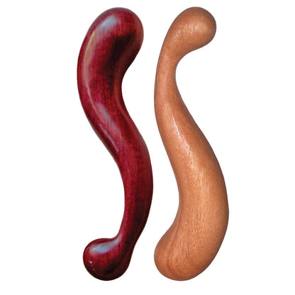 NobEssence Seduction Sculpted Wood Curved Prostate & G-Spot Dildo