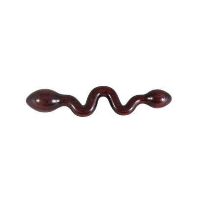NobEssence Mesmerize Sculpted Wood Double-Ended Dildo