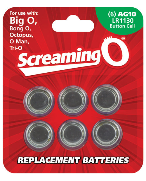 ScreamingO Batteries Sheet of 6