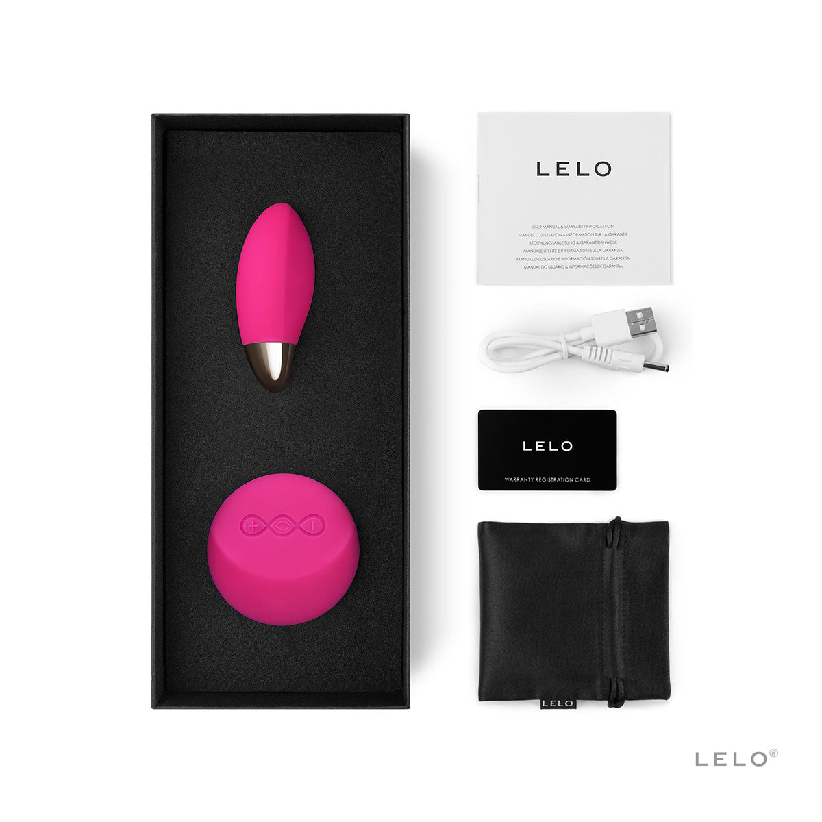 LELO Insignia Lyla 2 Remote-Controlled Bullet Vibrator Cerise
