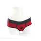 SpareParts Hardwear Tomboi Dildo Harness Briefs - Nylon Red/Black