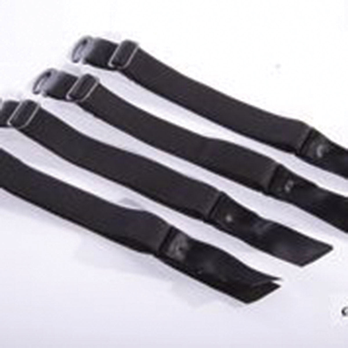 SpareParts Hardwear Removeable Garter Set - Black (set of 4)