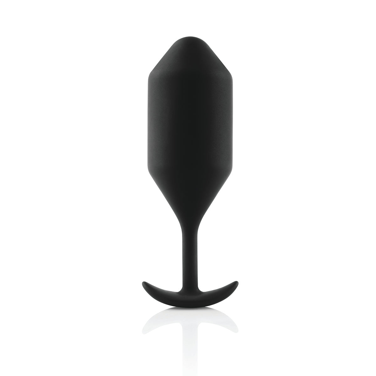 B-Vibe Snug Plug 5 - X-tra Large Weighted Silicone Butt Plug Black