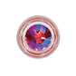 Crystal Delights Pineapple Delight Butt Plug with Pink Crystal