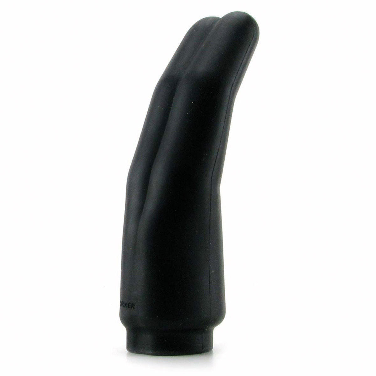 Wet for Her Two Finger-Extending Dildo Black Noir