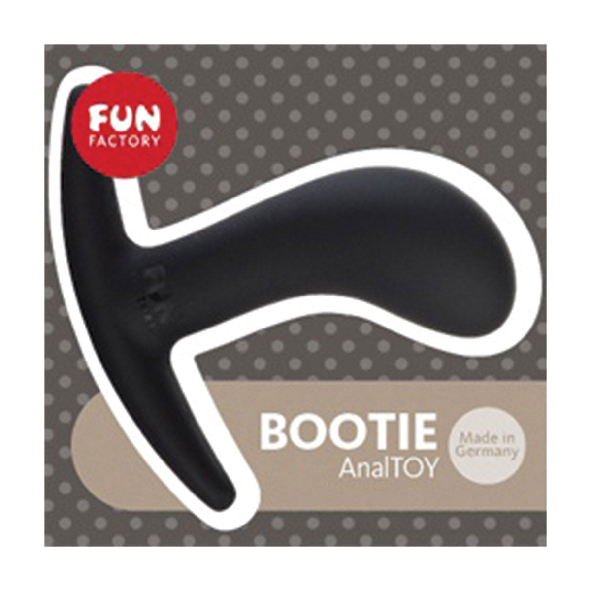 Fun Factory Bootie Curved Beginner's Butt Plug - Small Black