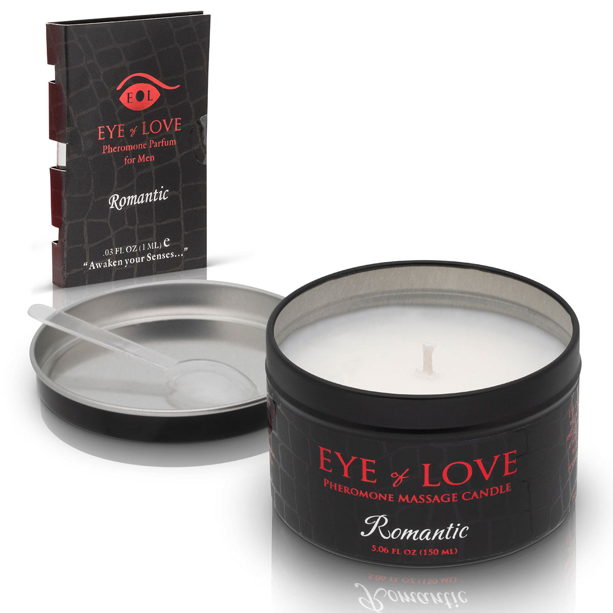Eye of Love Pheromone Massage Candle 5oz - Romantic